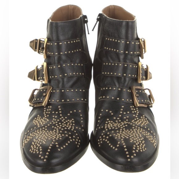 Chloe Shoes - Chloé Leather Animal Print Boots